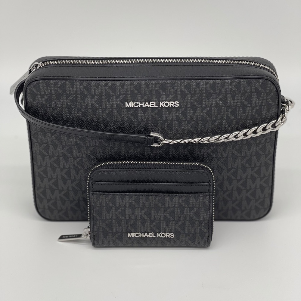 Michael Kors LG EW Crossbody & Case Card Wallet